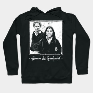 † Simon & Garfunkel --- Vintage Faded-Style Aesthetic † Hoodie